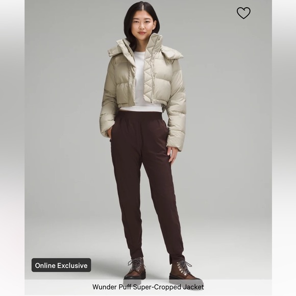 NWT Lululemon wunder puff super cropped jacket - Picture 2 of 9